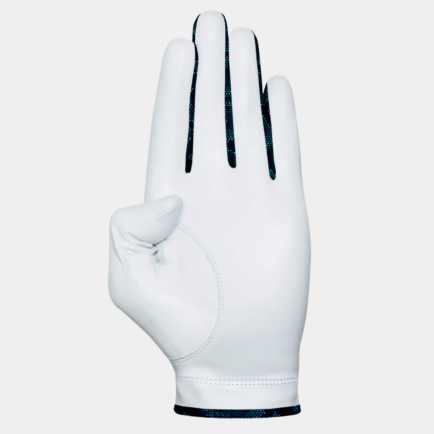 A premium Cabretta leather golf glove with cool design