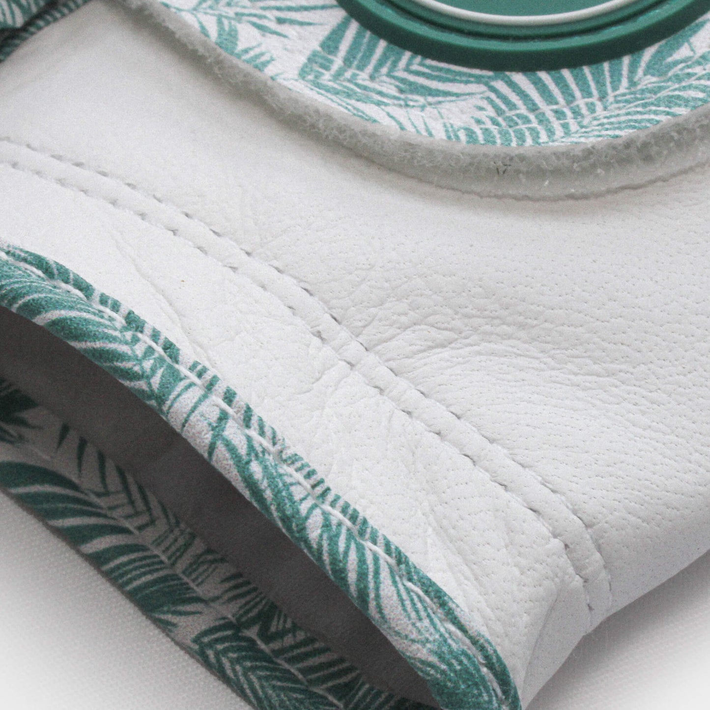 A premium Cabretta leather golf glove with cool design