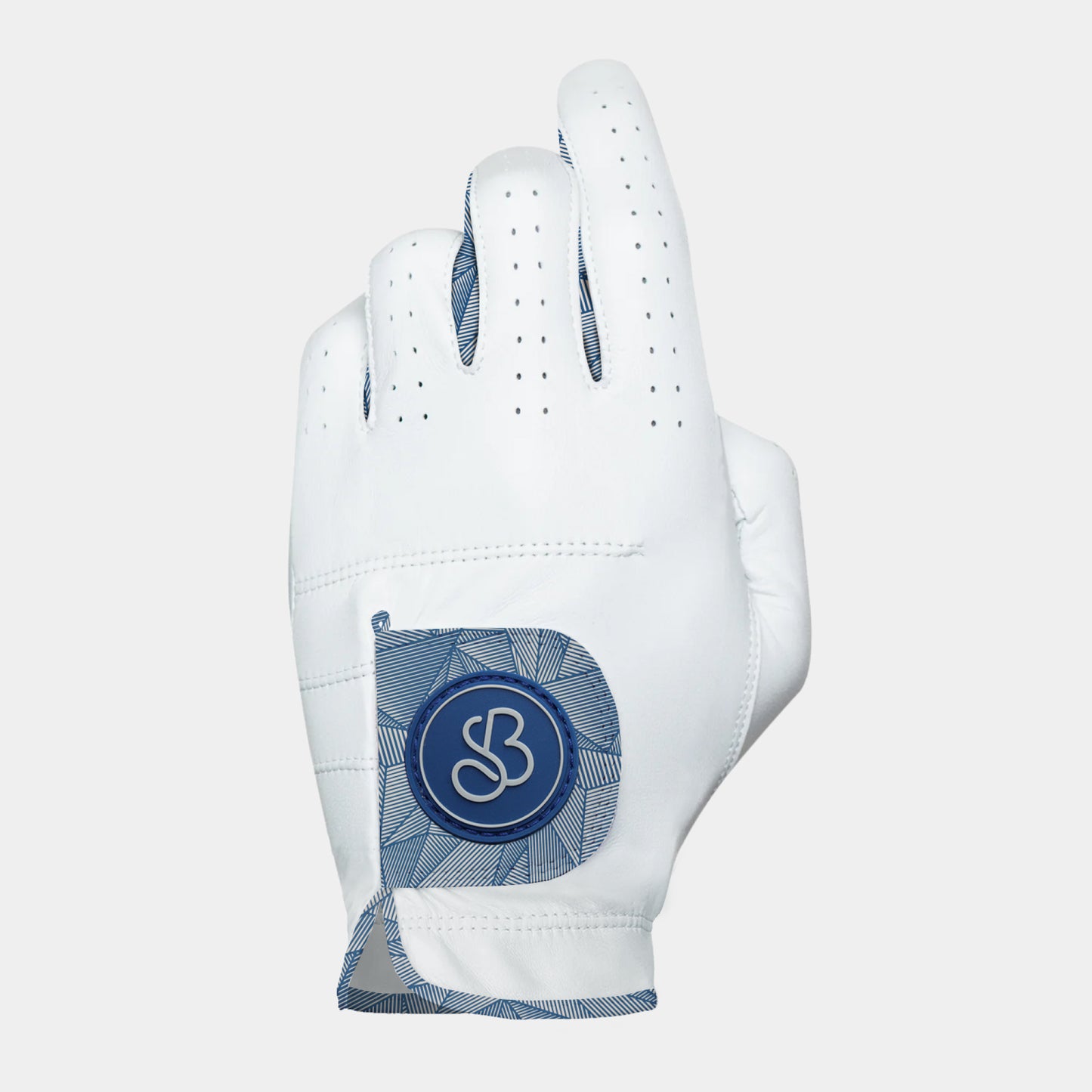 A premium Cabretta leather golf glove with cool design