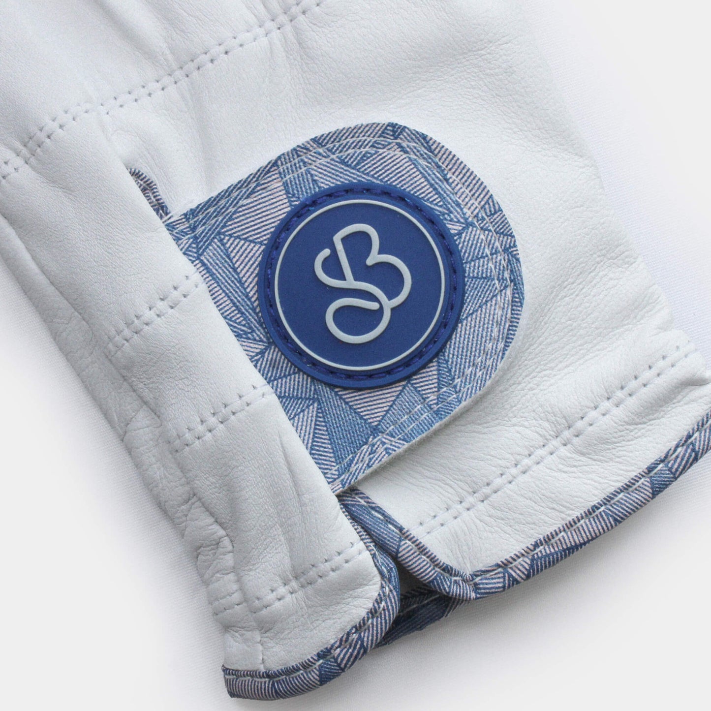 A premium Cabretta leather golf glove with cool design