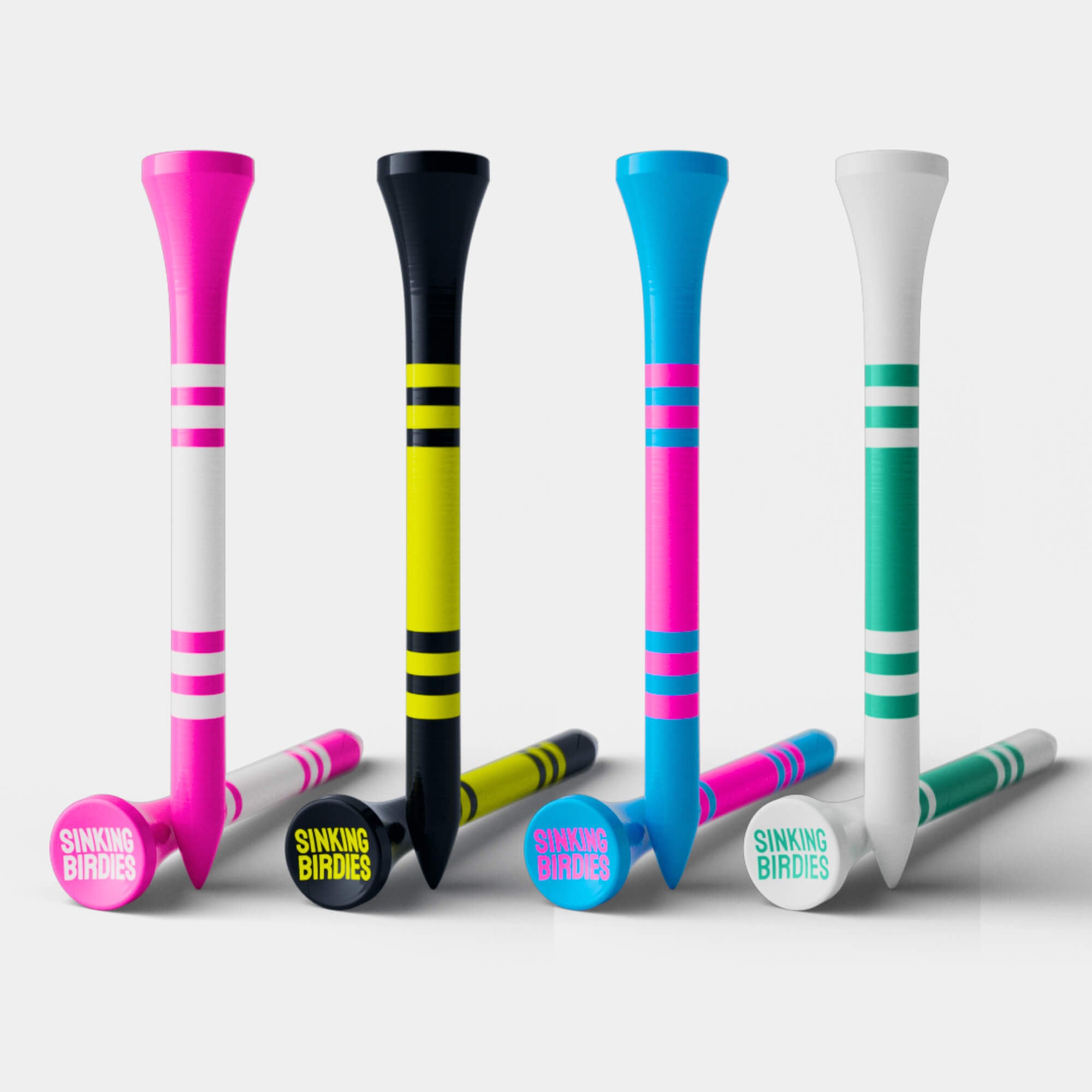 Bamboo Golf Tees - Mix colour – Sinking Birdies