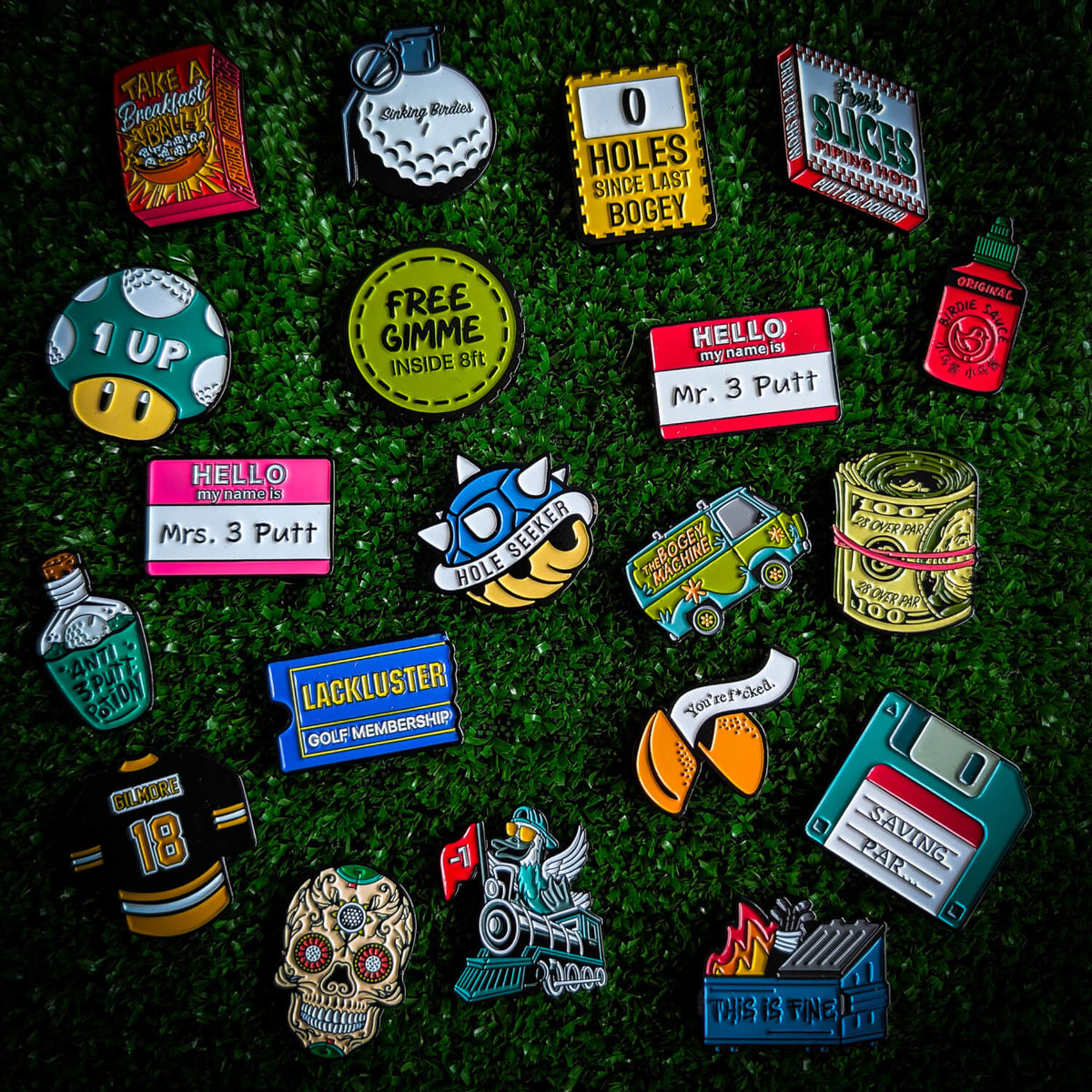 Ball Markers for golf society gifts