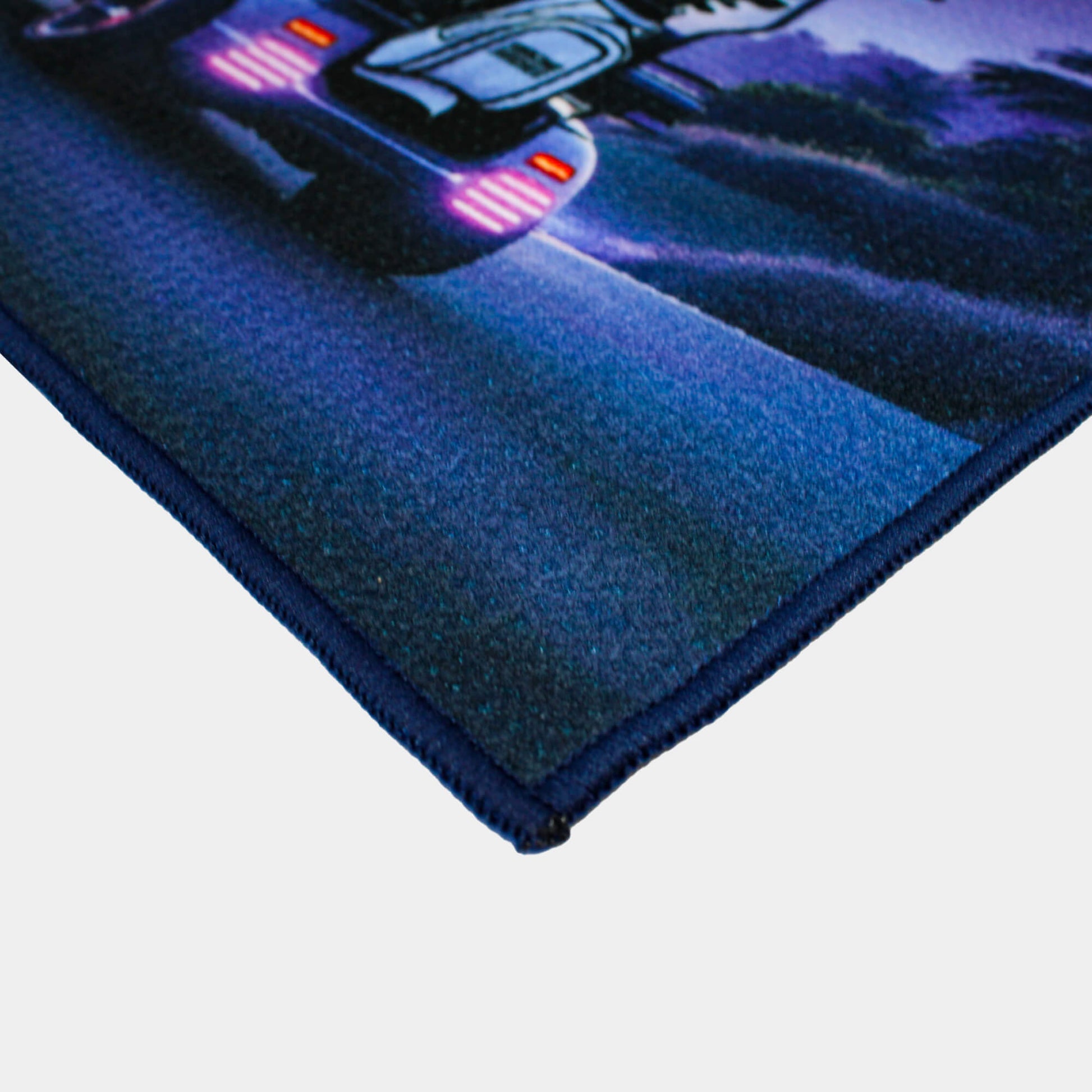 Magnetic golf towel hanging from golf club