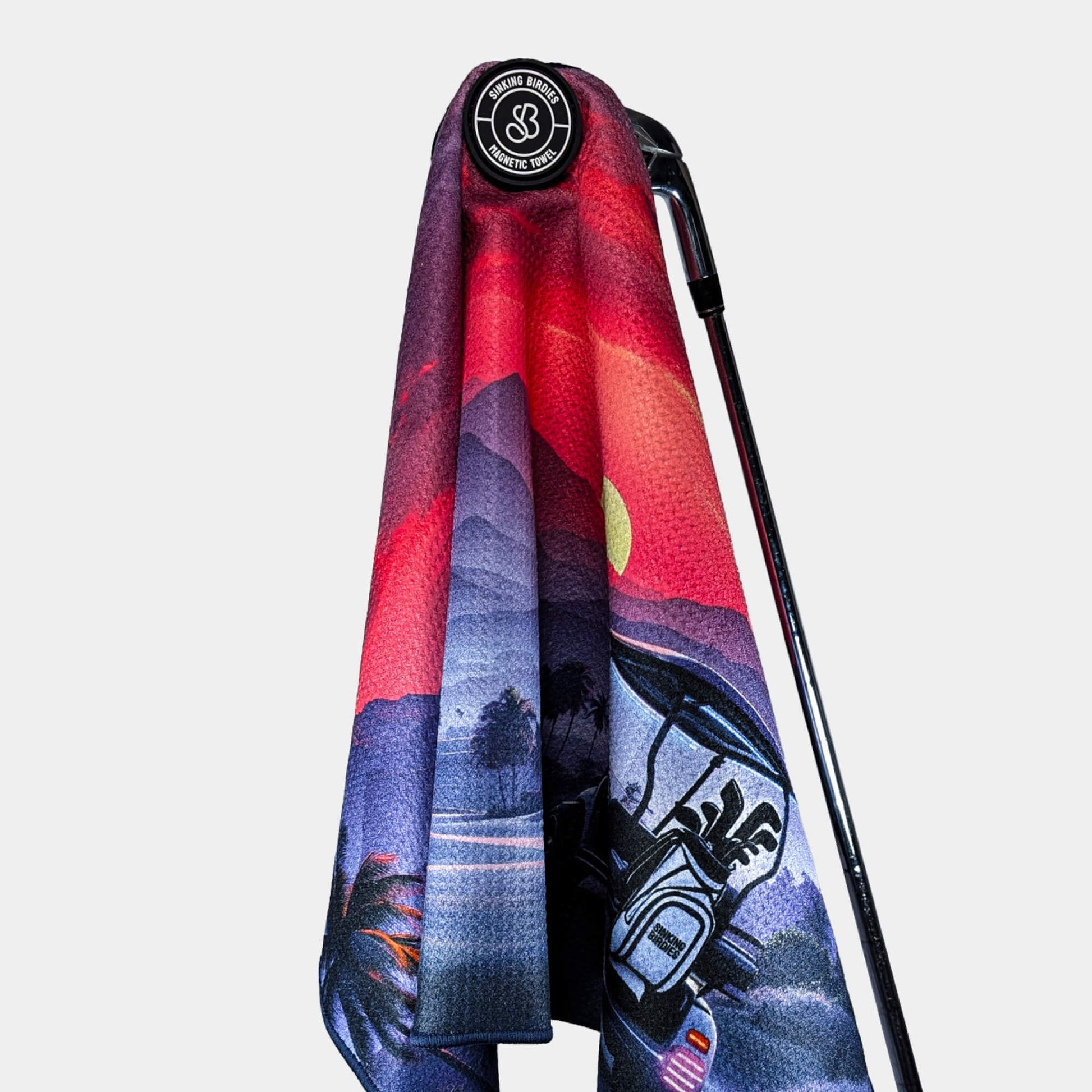Magnetic golf towel
