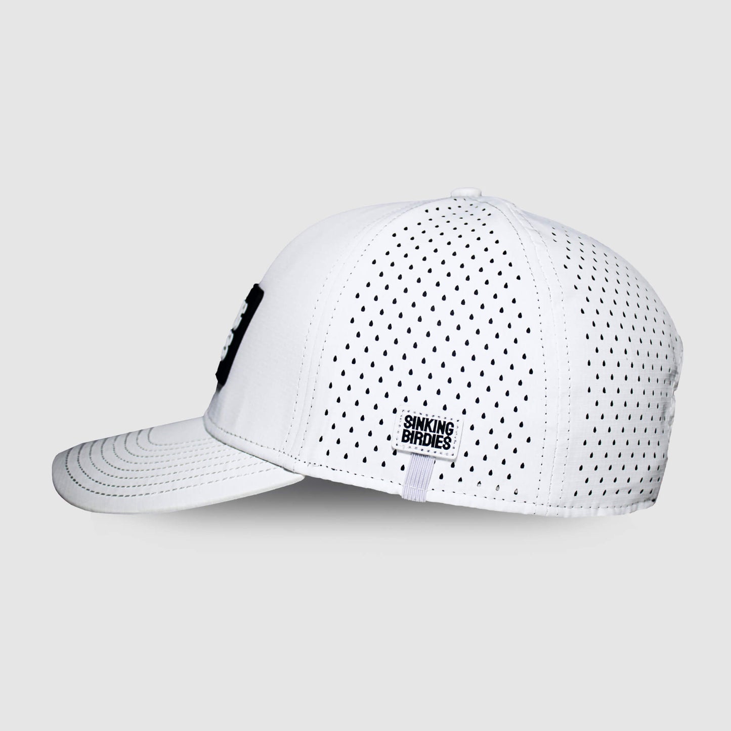 Pure White Performance Snapback